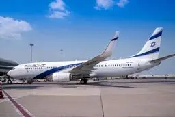 نخستین پرواز مستقیم تل آویو در فرودگاه دوبى بر زمین نشست .