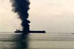 انفجار یک کشتی در نزدیکی سواحل عربستان