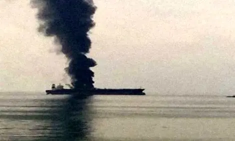 انفجار یک کشتی در نزدیکی سواحل عربستان