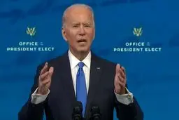 بایدن: اعداد آرای گزینشگران نمایانگر یک پیروزی واضح است