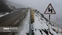 جاده‌های ۱۰ استان کشور برفی و بارانی است