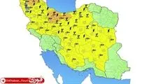 هشدار نارنجی هواشناسی در چند استان کشور
