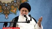علم‌الهدی: دشمن بدبخت شده و در حال سقوط قرار گرفته است، پس در جلسات دیپلماسی نگویید ما می‌خواهیم جنگ را تمام کنیم