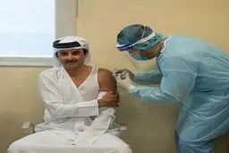 امیر قطر هم واکسن کرونا زد