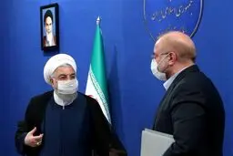 نشست مشترک روحانی و قالیباف در مورد بودجه ۱۴۰۰