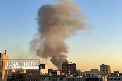 توضیح درباره دود مشاهده شده از نقاط مختلف تهران/آتش‌سوزی در یک بارانداز در خیابان شوش