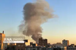 توضیح درباره دود مشاهده شده از نقاط مختلف تهران/آتش‌سوزی در یک بارانداز در خیابان شوش