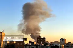 توضیح درباره دود مشاهده شده از نقاط مختلف تهران/آتش‌سوزی در یک بارانداز در خیابان شوش