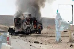 دومین کاروان آمریکا در مرکز عراق هدف قرار گرفت