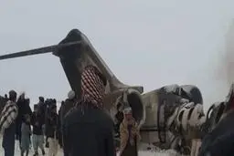 نقص فنی و خطای انسانی عامل سقوط هواپیمای آمریکایی در افغانستان