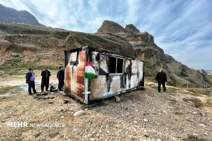 دومین مصدوم حادثه آتش سوزی کانکس معلمان درسردشت دزفول هم جان باخت