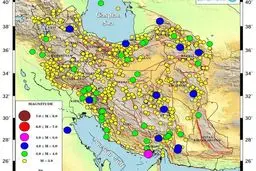 ایران بیش از ۹۰۰ بار لرزید
