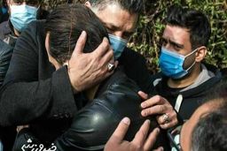 آشتی علی کریمی با علی دایی در خاکسپاری میناوند