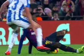 شوک به بارسا؛ دمبله مصدوم شد + عکس