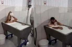 ۱۵ سال زندان برای حمام با وان پر از شیر!