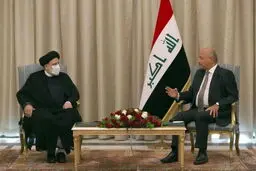 رئیسی در دیدار برهم صالح: عراق زندانیان ایرانی محبوس را عفو کند