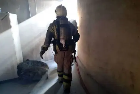 آتش سوزی گسترده در گمرک مرزی افغانستان با ایران