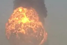 انفجار ۳۰۰ خودرو در آتش سوزی گمرک اسلام قلعه افغانستان