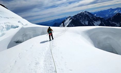 عَرق سرد این‌بار در اسکی آلپاین