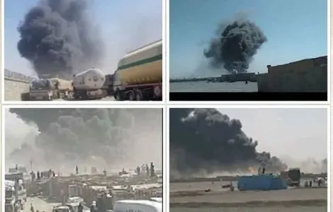 آتش سوزی در مرز ایران و افغانستان | والی فراه: امکانات برای مهار آتش وجود ندارد