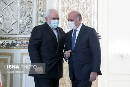رایزنی وزیر خارجه عراق با ظریف در تهران