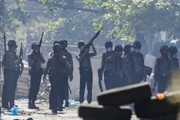 آمریکا فرزندان رهبر خونتای میانمار را تحریم کرد/ انتقاد عفو بین‌الملل از خشونت ارتش