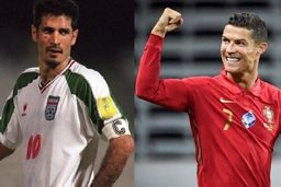 رونالدو، علی دایی را جا گذاشت | گل های رسمی کریس بیشتر شد