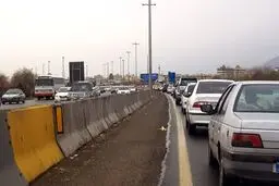 ترافیک در برخی مقاطع محور چالوس سنگین است