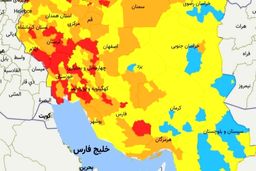 نارنجی شدن ۷ کلانشهر در خیز چهارم کرونا