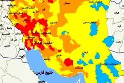 نارنجی شدن ۷ کلانشهر در خیز چهارم کرونا