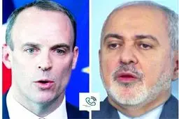 گفتگوی تلفنی وزیران خارجه ایران و انگلیس