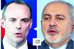 گفتگوی تلفنی وزیران خارجه ایران و انگلیس