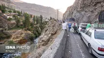 جاده هراز هم مسدود شد