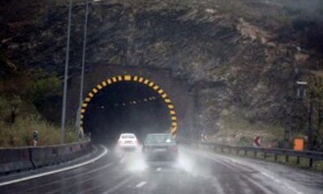 پلیس راه : جاده کرج &#8211; چالوس لغزنده است