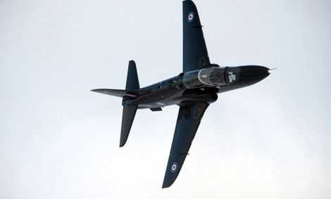 سقوط یک فروند جت نیروی هوایی انگلیس