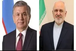 ظریف با رئیس جمهور ازبکستان دیدار کرد