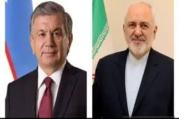 ظریف با رئیس جمهور ازبکستان دیدار کرد