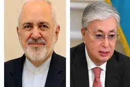 ظریف با رئیس جمهور قزاقستان دیدار کرد