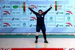 پنجمی الهام حسینی در وزنه برداری قهرمانی آسیا/ الناز باجلانی ششم شد