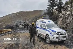 هوارسانی به داخل معدن طزره/عملیات ٨۵ ساعته برای نجات دو نفر محبوس