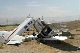 سقوط هواپیمای دو نفره در شرق تهران