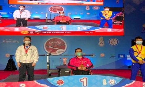 جام جهانی پارا وزنه‌برداری/ مدال طلا بر گردن امیر جعفری