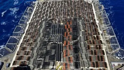 بر اساس تحقیقات پنتاگون محموله سلاح کشف شده در دریای عرب متعلق به ایران است