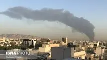 آتش‌سوزی در پالایشگاه تهران
