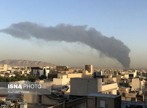 آتش‌سوزی در پالایشگاه تهران