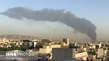 آتش‌سوزی در پالایشگاه تهران