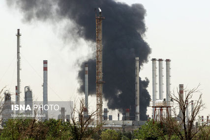 حادثه آتش‌سوزی در پالایشگاه تهران به صورت کامل مهار و اطفاء شد