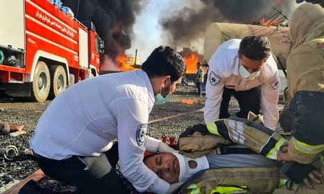 آتش پالایشگاه تهران کاملا خاموش شد