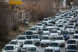 ترافیک سنگین در خروجی های تهران به سمت لواسان و بومهن/تردد پرحجم خودرو در محورهای تهران-شمال