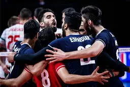 پیروزی قاطع تیم ملی والیبال مقابل بلغارستان/ایران روی نوار برد